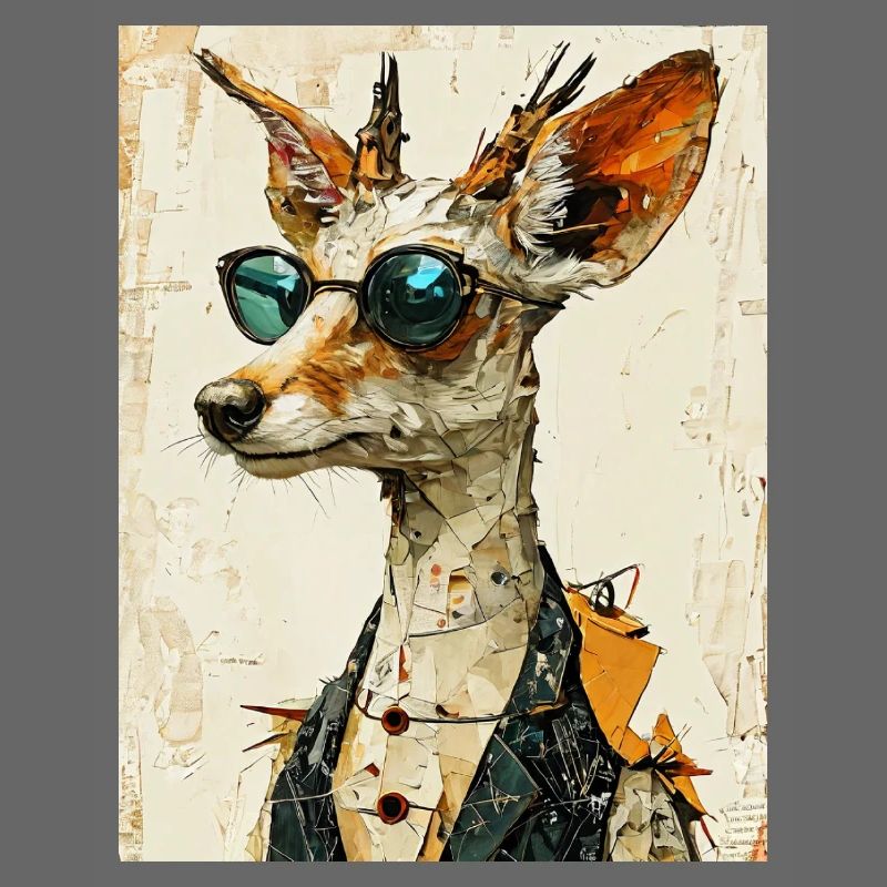 Fox in a suit