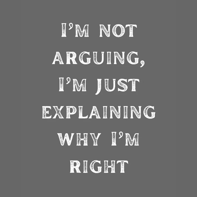 Not Arguing
