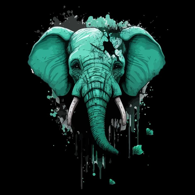 Éléphant goutte à goutte