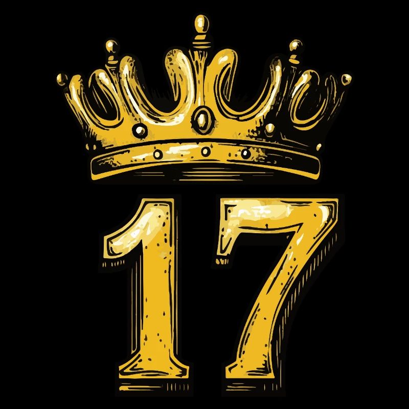 17 Zahl Krone