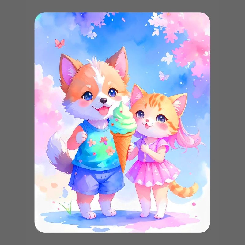 Hündchen, Kätzchen & Eiscreme