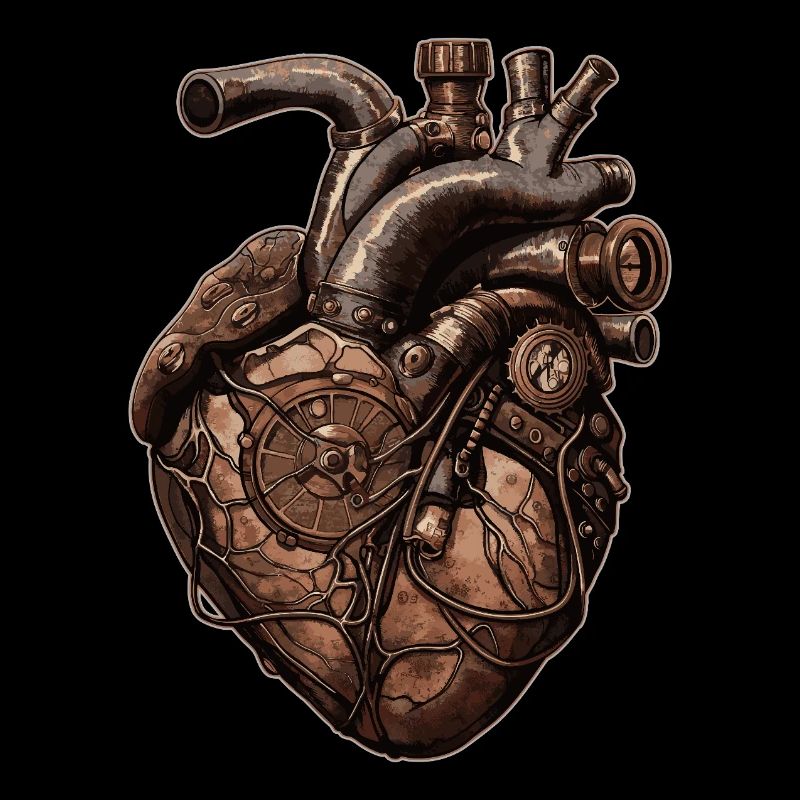 Steampunk Heart Biomechanics