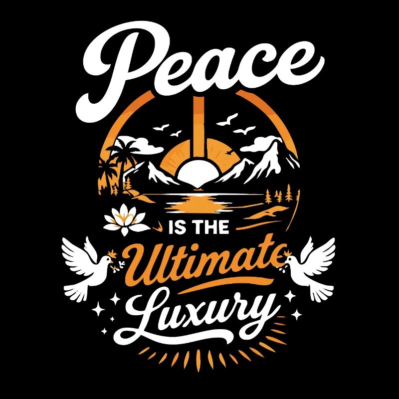 Peace Is The Ultimate Luxury – Strong Statement