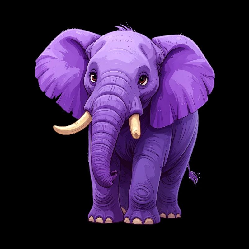 purple elephant