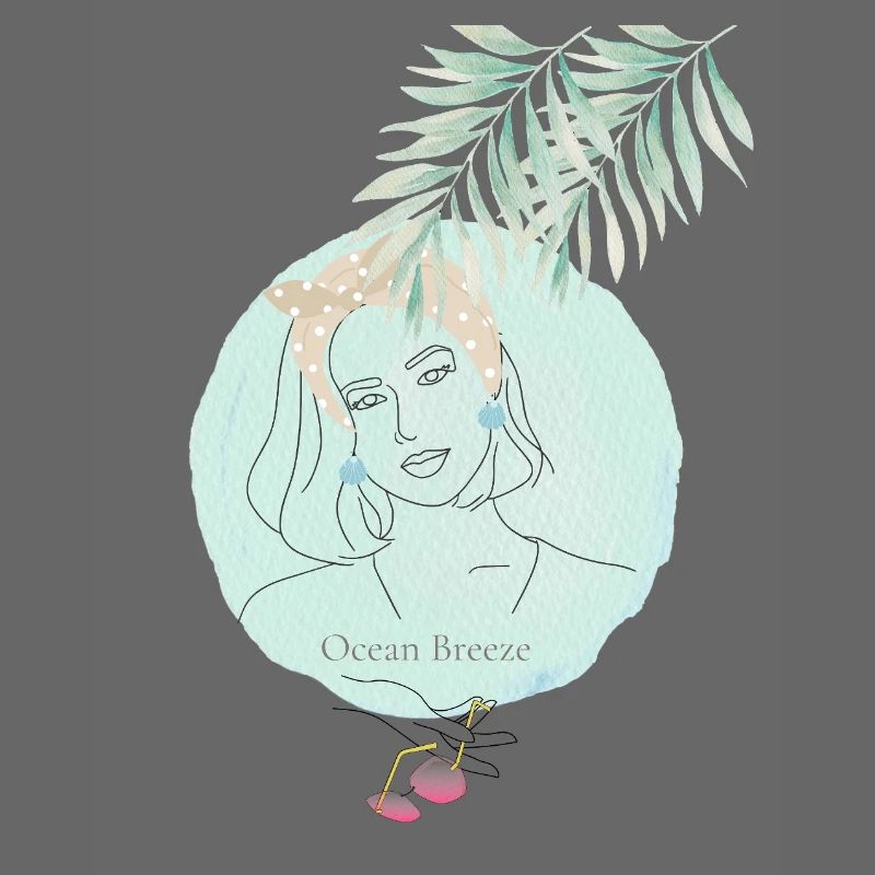 Ocean Breeze Beach Design, elegant Coastal Line