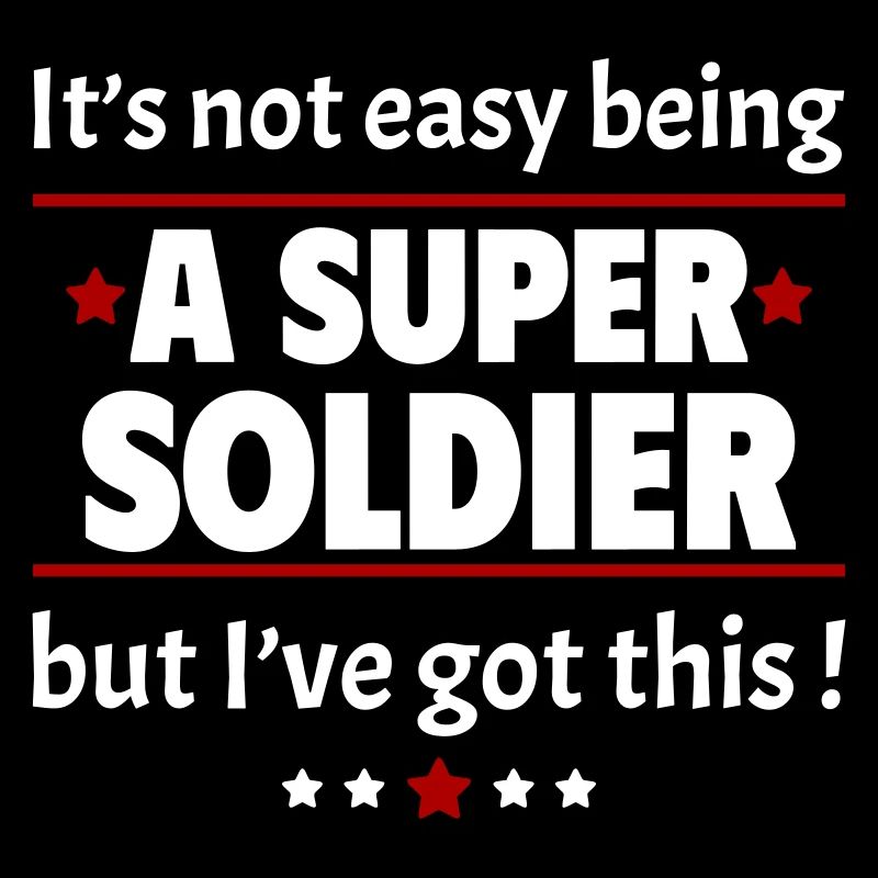 It's not easy to be a super soldier
