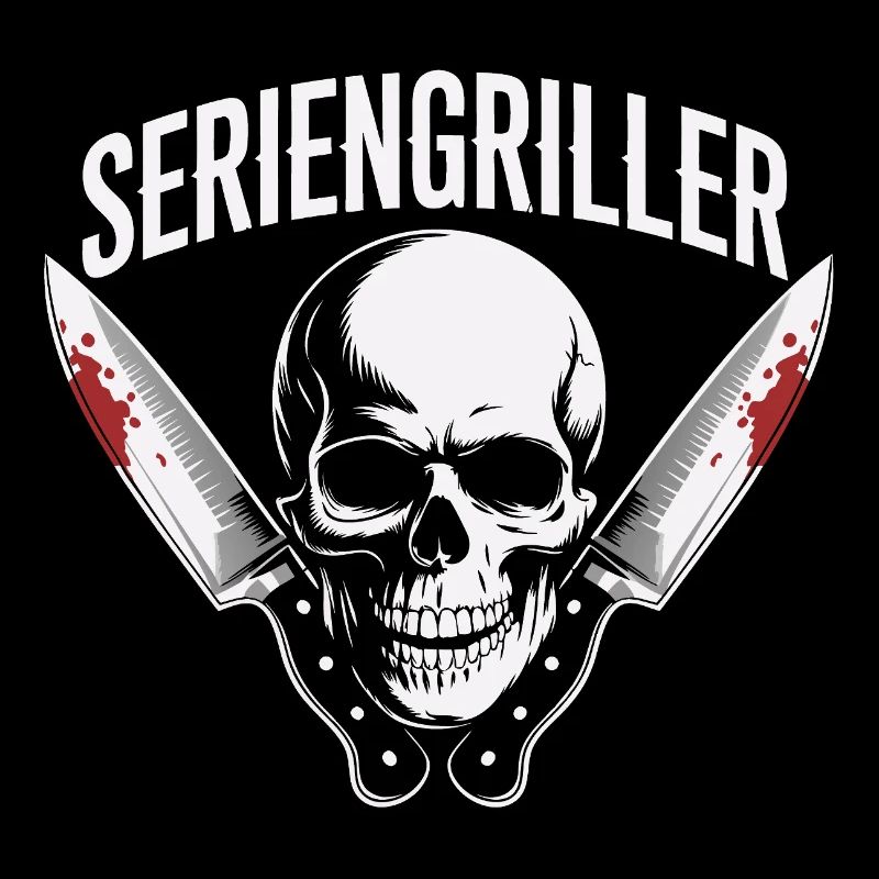 Skull Seriengriller mit Grillmessern