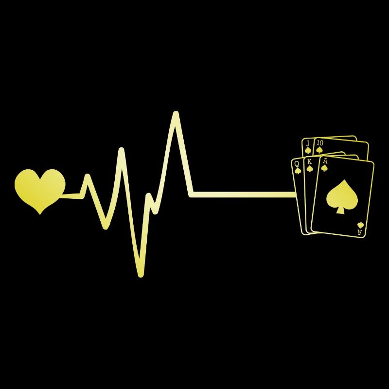 Card Poker Pulse Heart Love