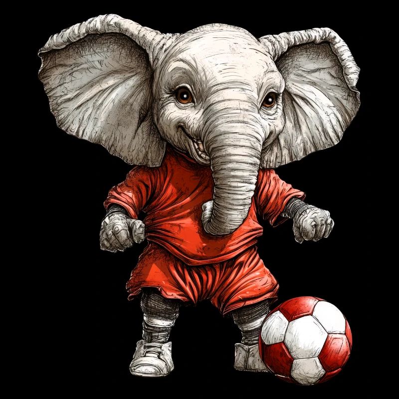 Fussball Elefant