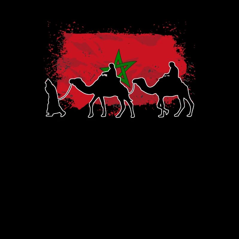 Morocco - Camel & Flag
