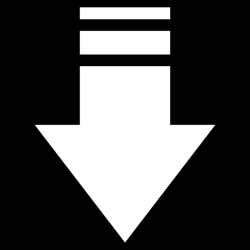 white arrow