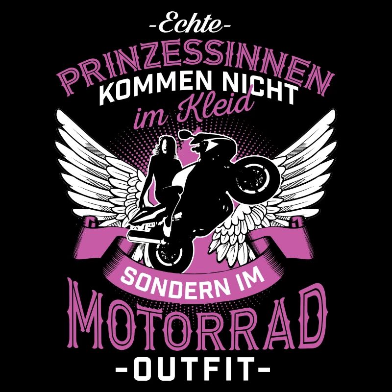 Prinzessinnen Motorrad Bikerin