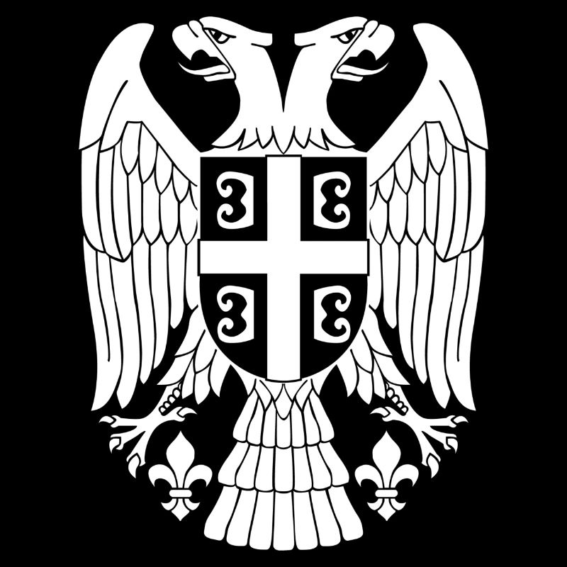 Serbien Adler Weiss