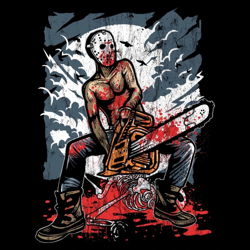 KETTENSÄGEN MÖRDER - Halloween Horror Geschenk