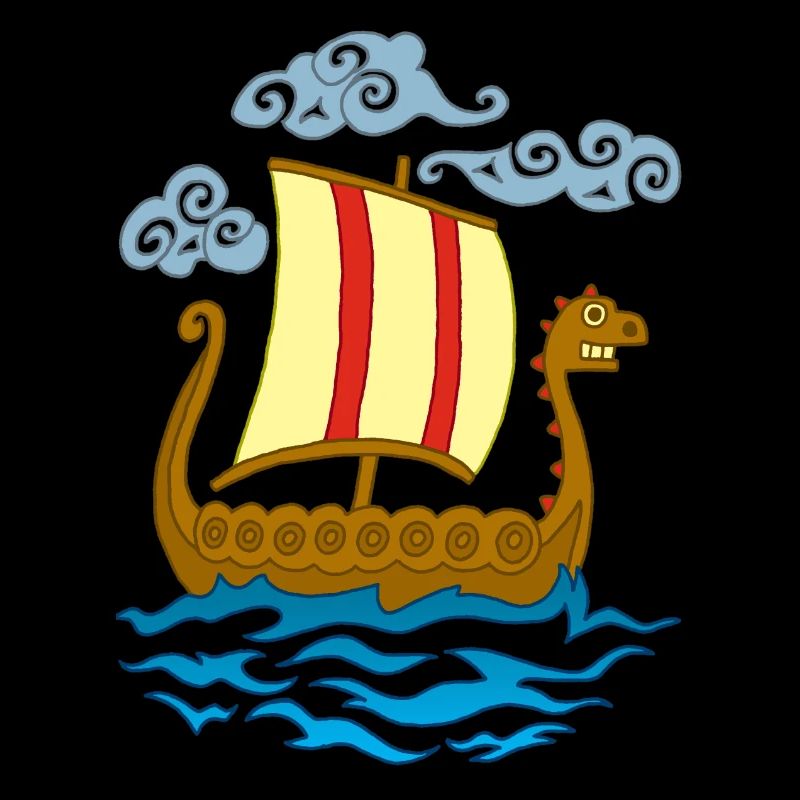 Lustiger Wikinger Drakkar