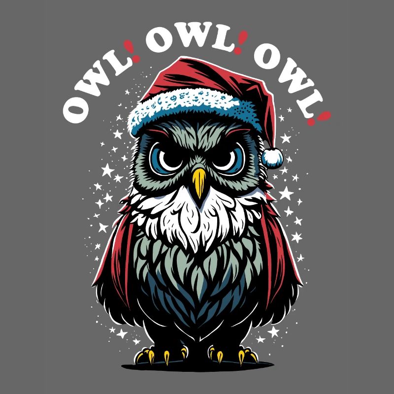 Weihnachtsmann Eule