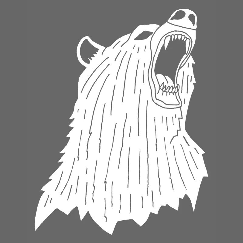 Wütender Eisbär