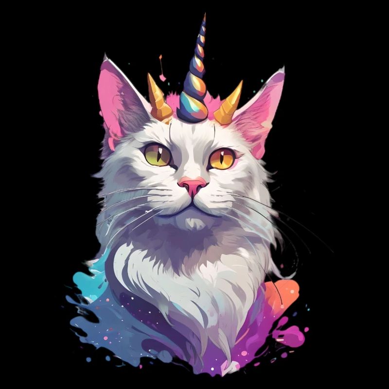 Collection chat licorne couleur