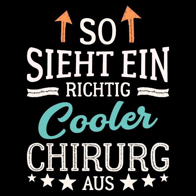 So sieht ein richtig cooler Chirurg aus Mediziner