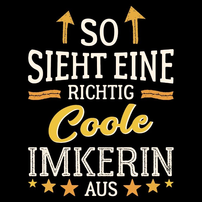So sieht ein coole Imkerin aus Honig Bienen