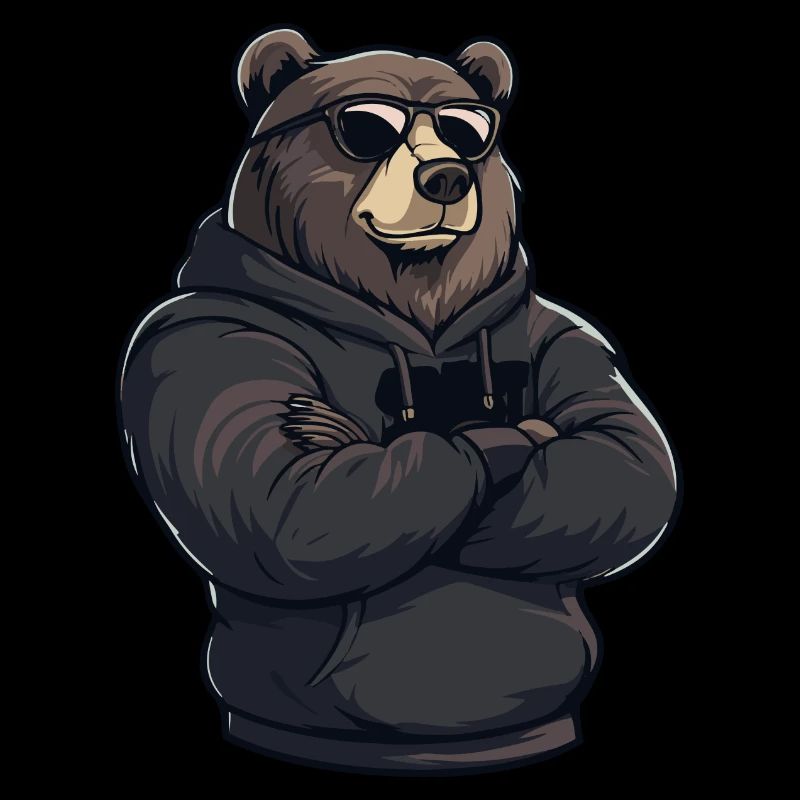 Bär Comic Braunbär