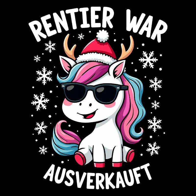 Rentier war ausverkauft Einhorn