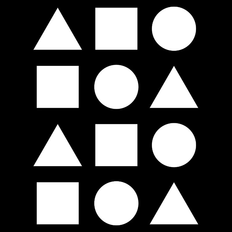 Geometrisches Raster von Formen