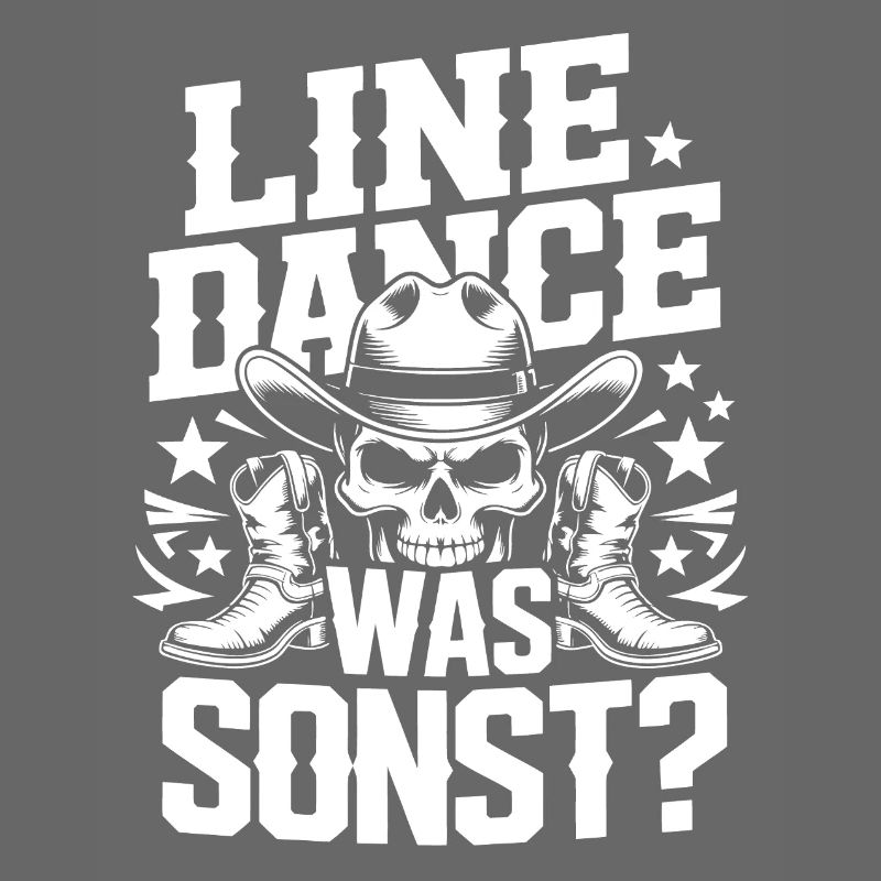 Line Dance Schädel Cowboy