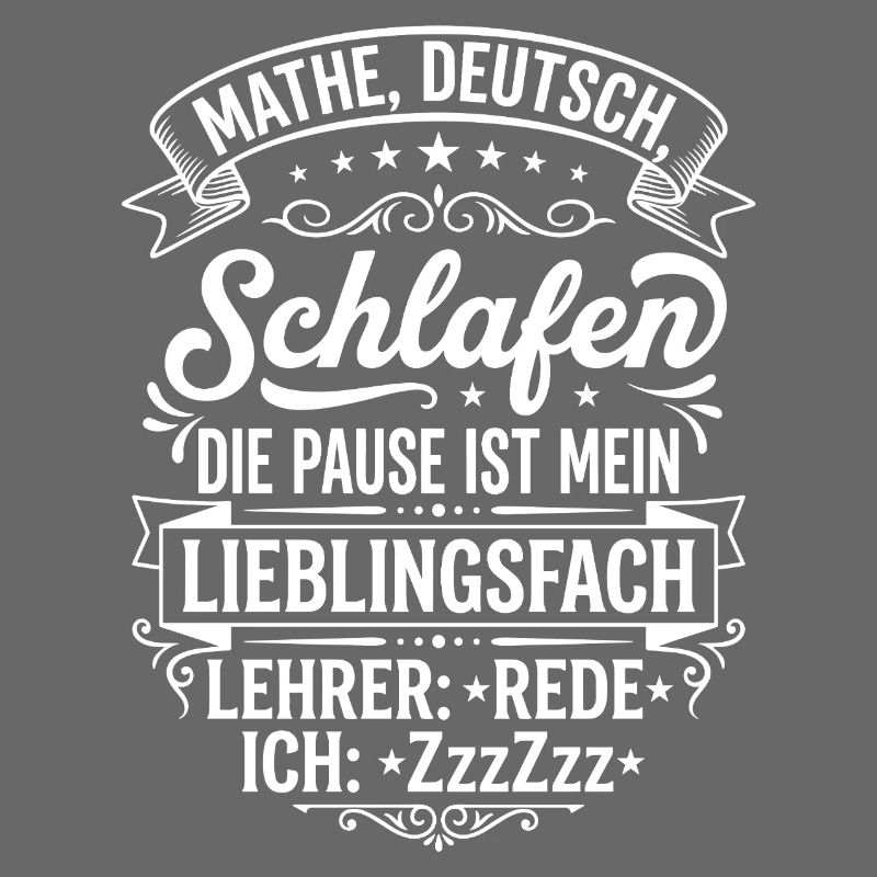 Sleeping subject: Math German Teacher's speech