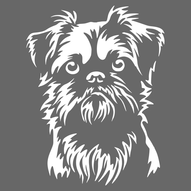 Brussels Griffon Head "Black Edition"