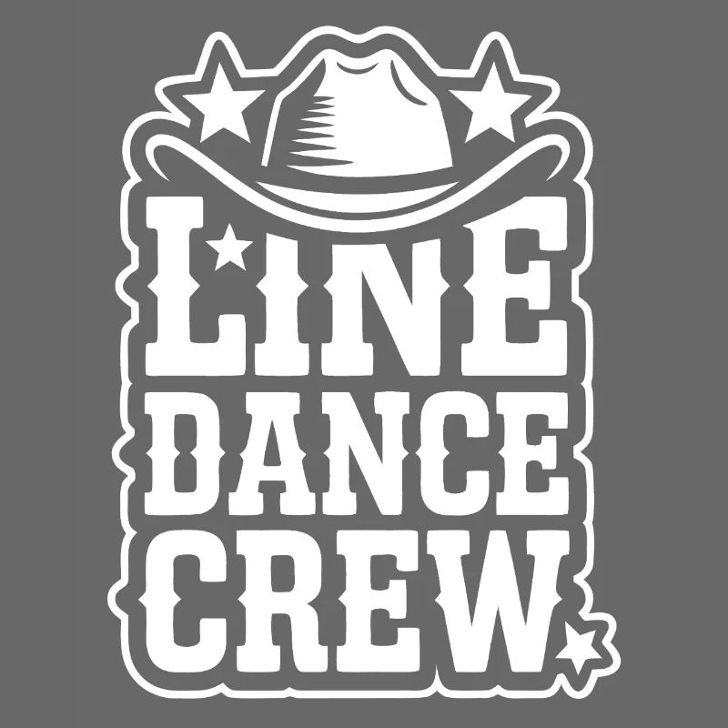 Line Dance Crew – Western Hat Logo