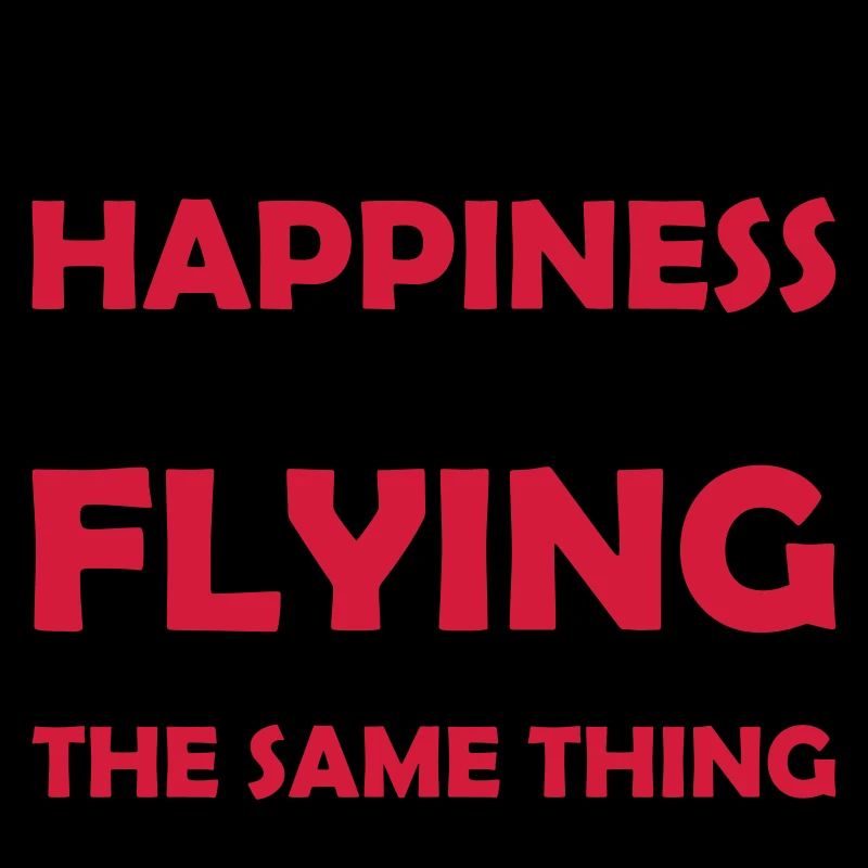 happiness flying