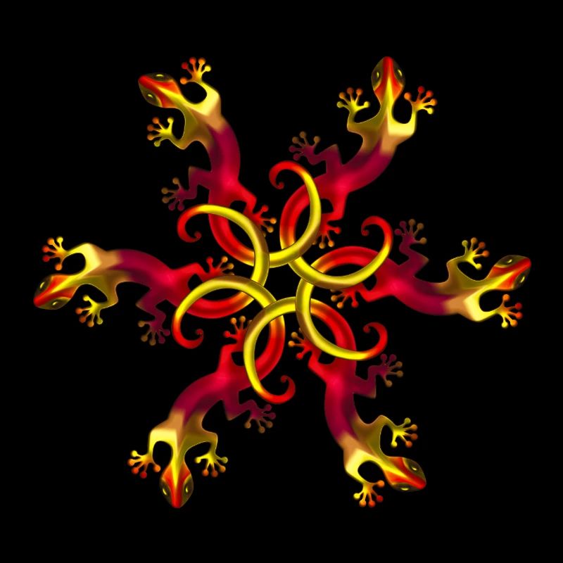 Gecko, lizard, summer, Goa, Trance, Psytrance