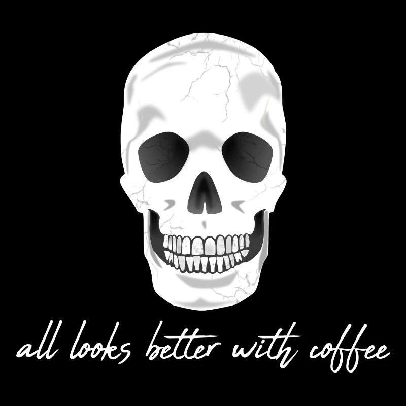 Coffee Caffeine Skull