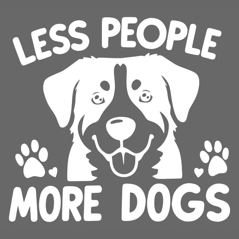 Moins de gens, plus de chiens