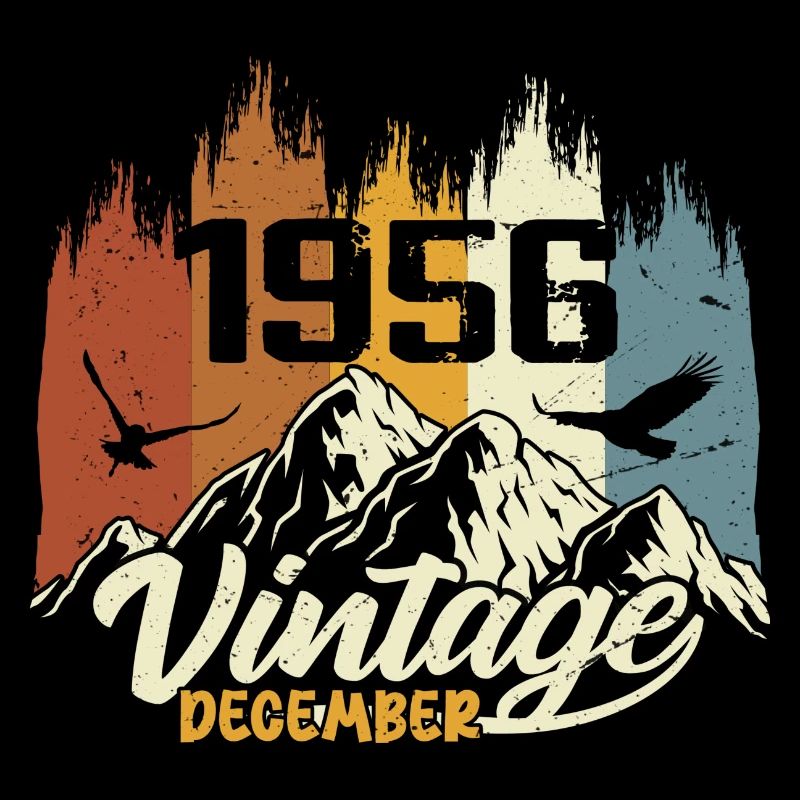 Cadeau d’anniversaire né en décembre 1956
