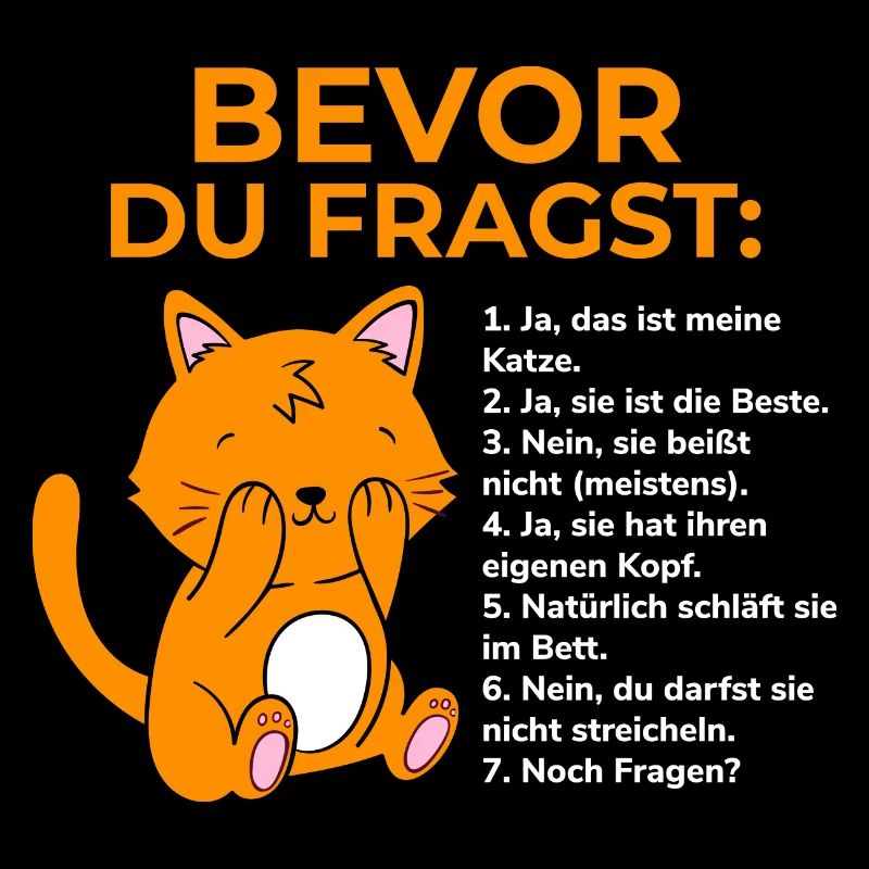 Bevor Du Fragst Das Ist Meine Katze
