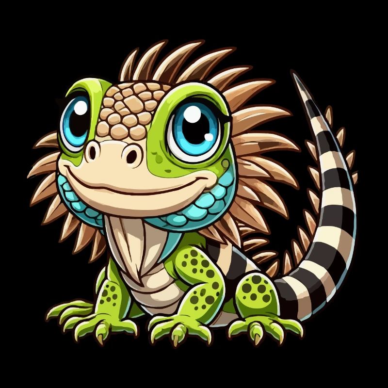 Leguan-Kind