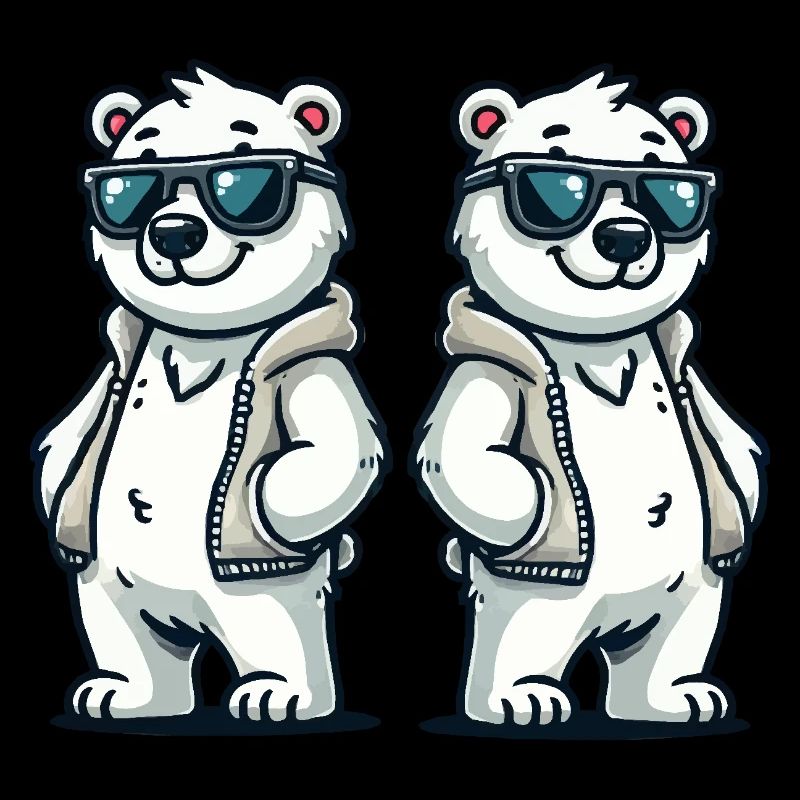 Eisbär Comic