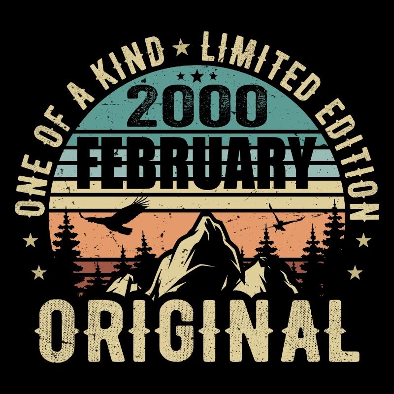25e anniversaire Année originale Février 2000
