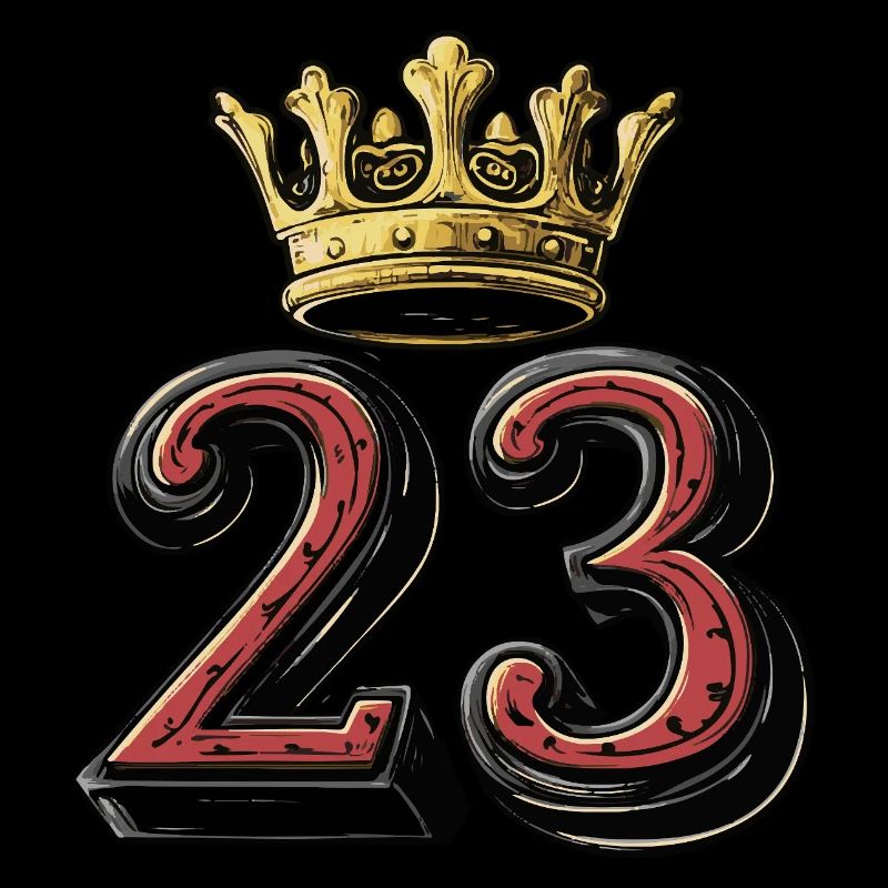 23 Zahl Krone
