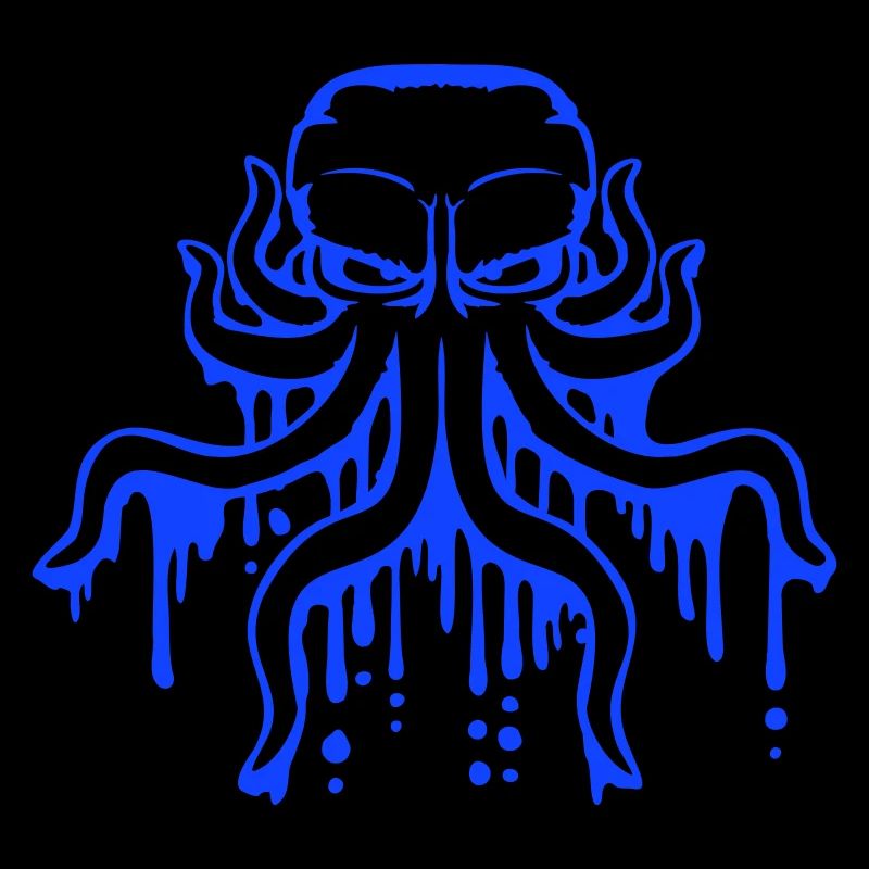 Octopus Graffiti Drop Spray Paint Squid