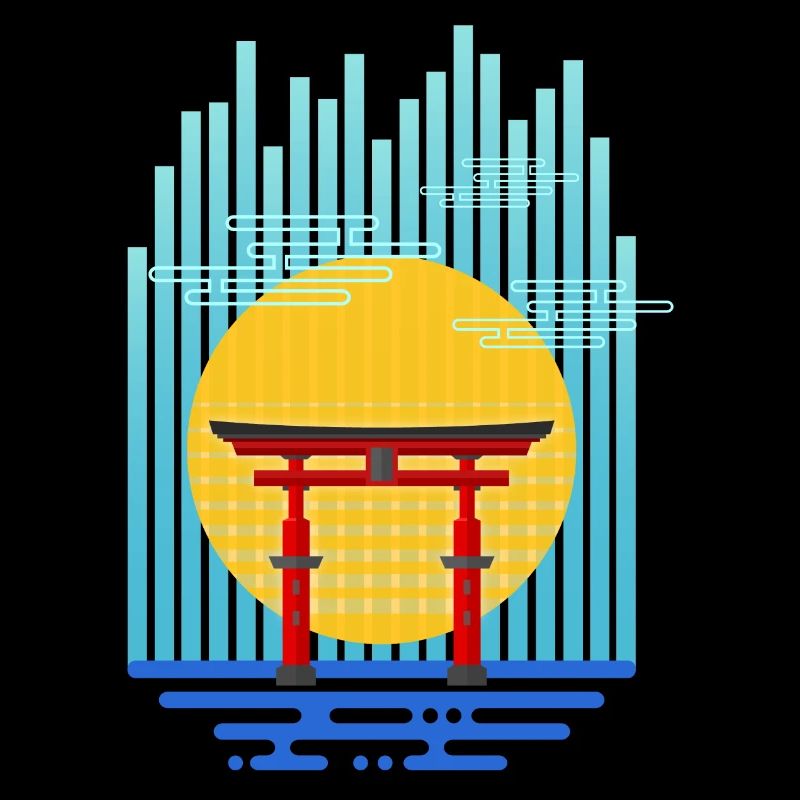 Torii (stripes) 01