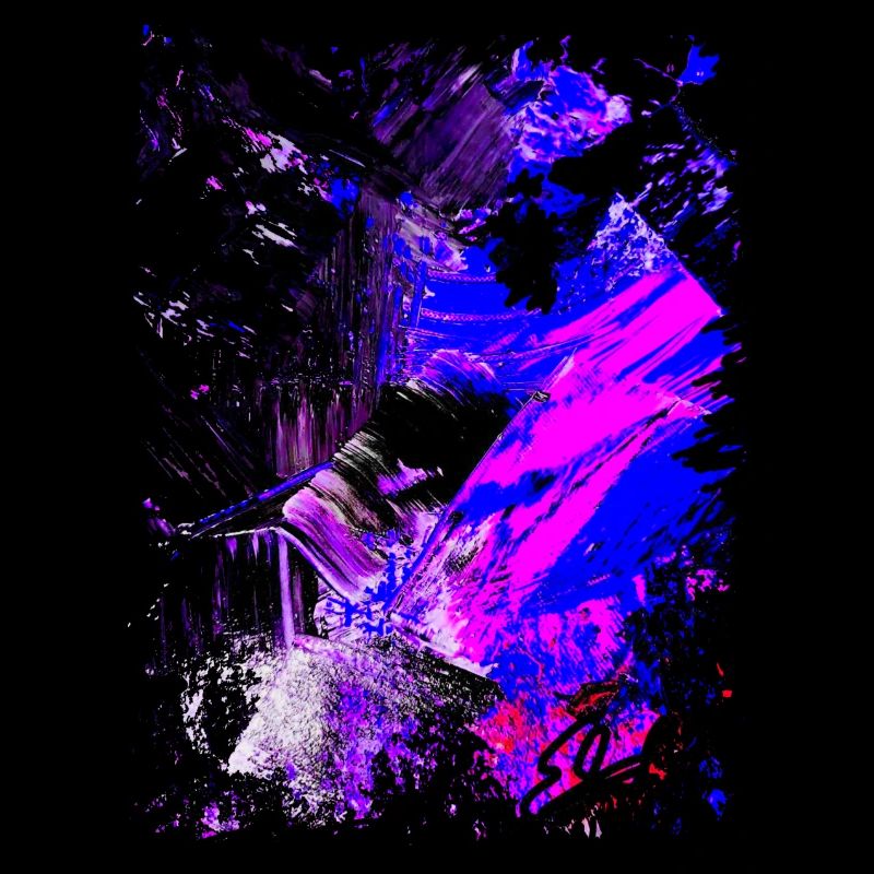 "Blacklight" Acryl Paint by Marco Eckenbrecht
