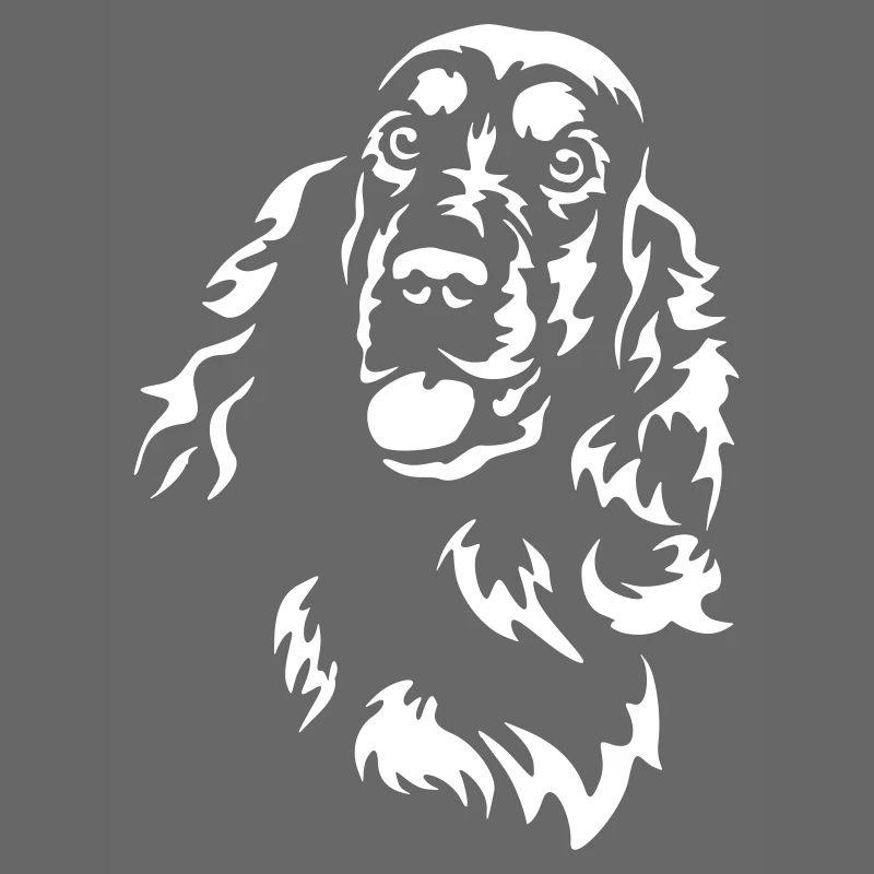 Cocker Spaniel Kopf "Black Edition"