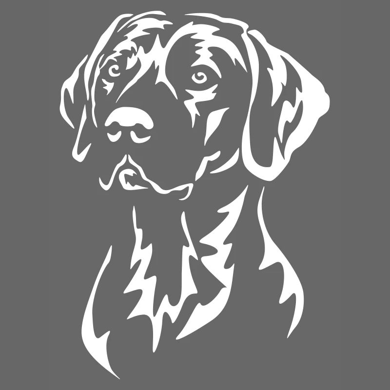 Rhodesian Ridgeback Head « Black Edition »
