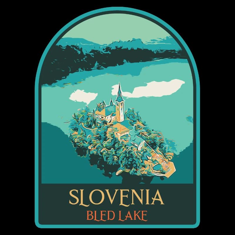 Illustration : L'île enchantée de Bled