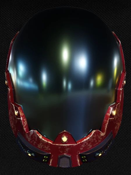Astronaut Futuristic Helmet