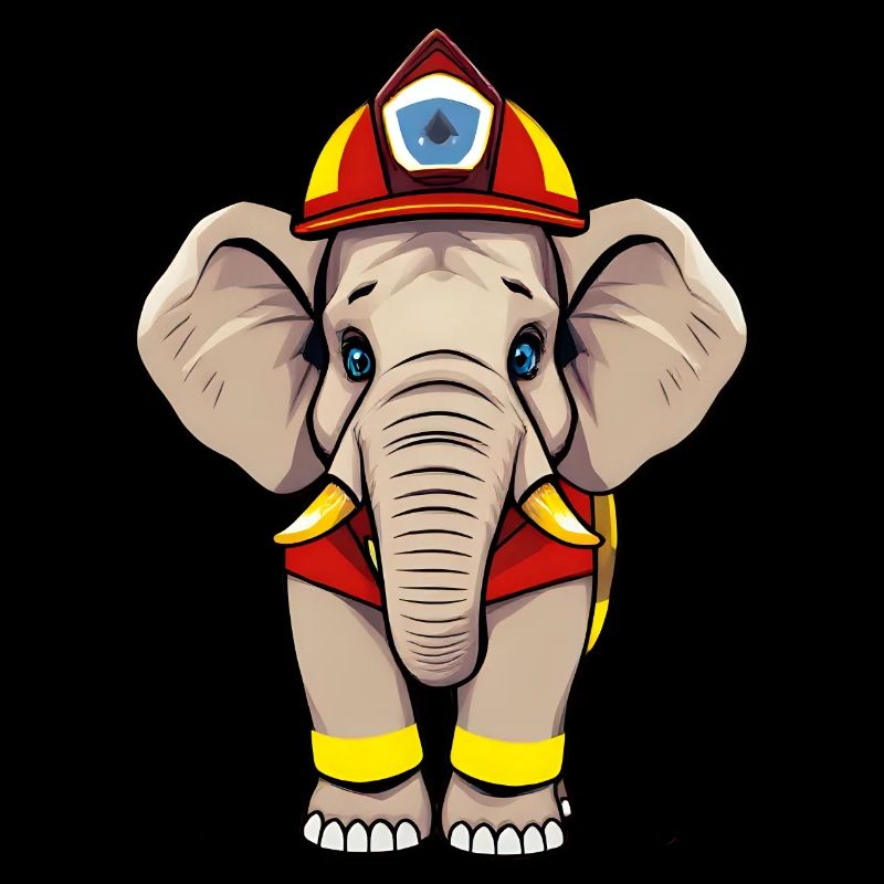 Hero Elephant Firefighter
