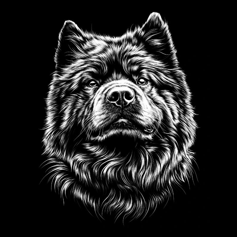 Chow Chow Portrait Hunde Hund